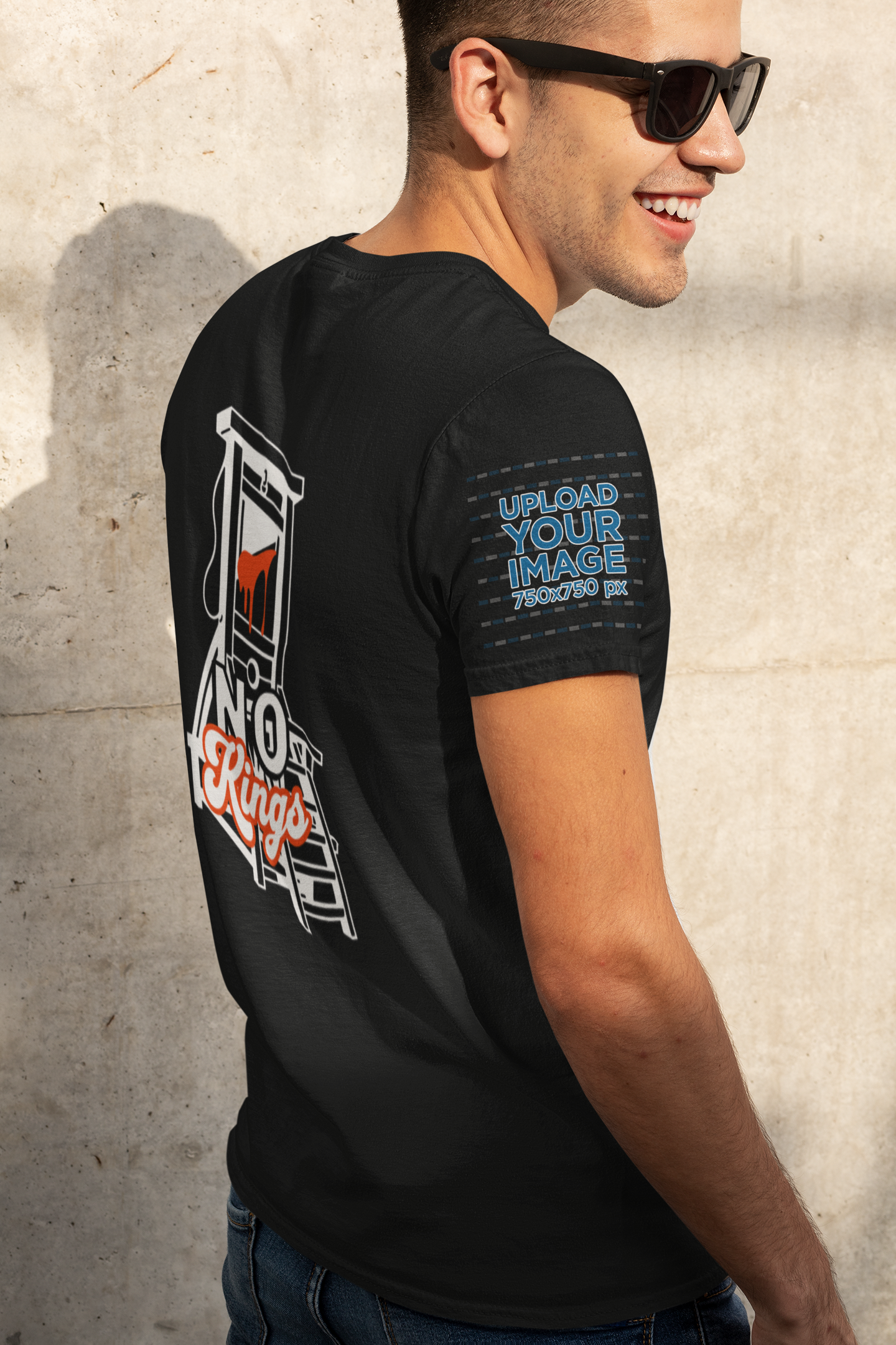 NO KINGS Guillotine Graphic Tee