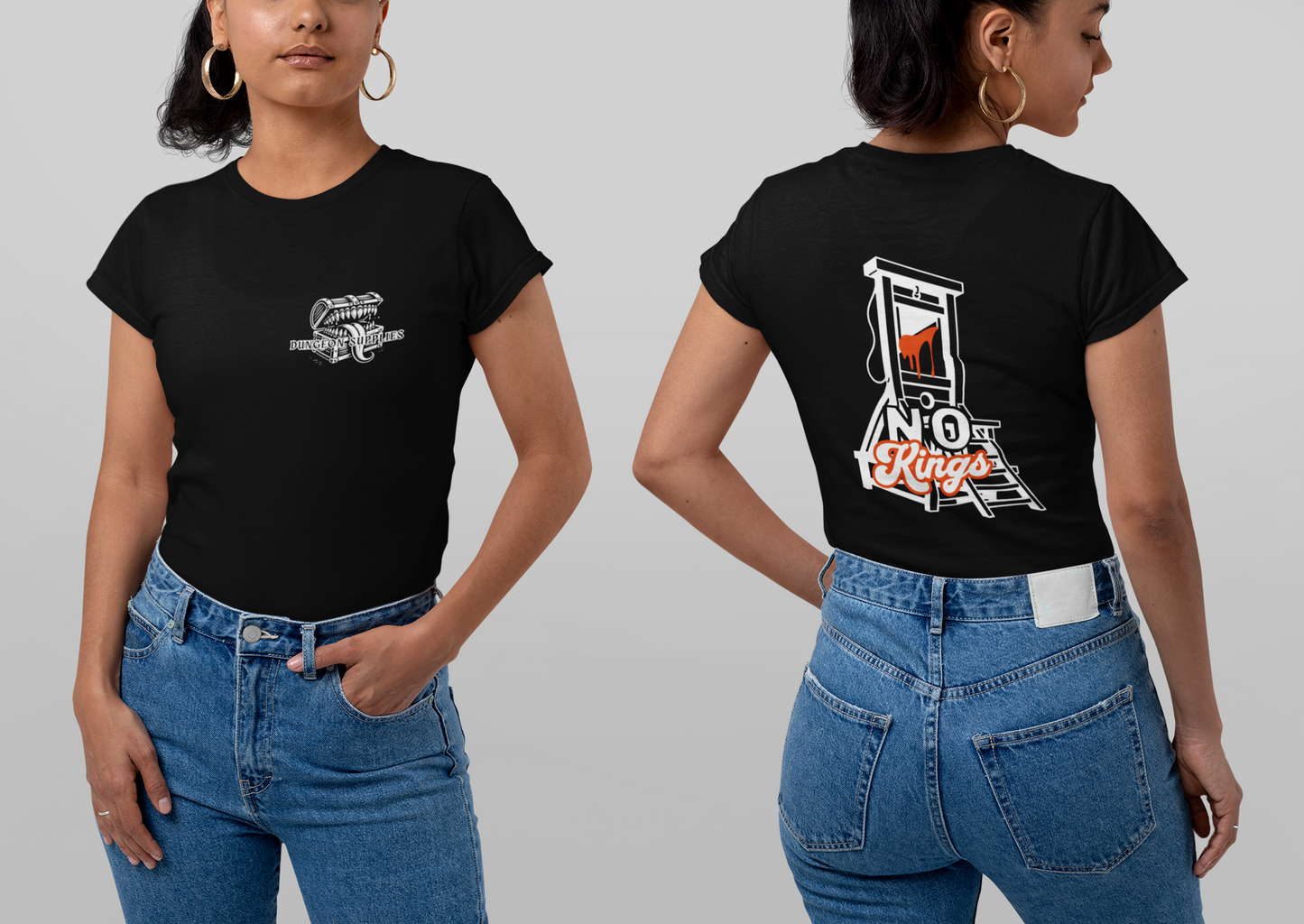NO KINGS Guillotine Graphic Tee