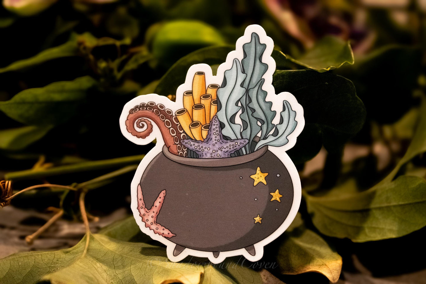 Oceanic Cauldron - Waterproof Vinyl Sticker