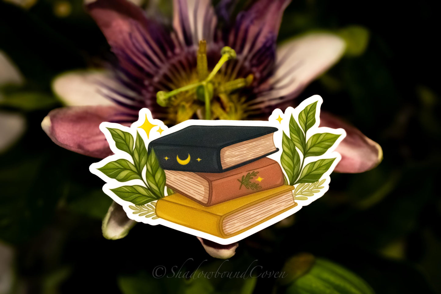 Wildflower books - Waterproof Vinyl Sticker