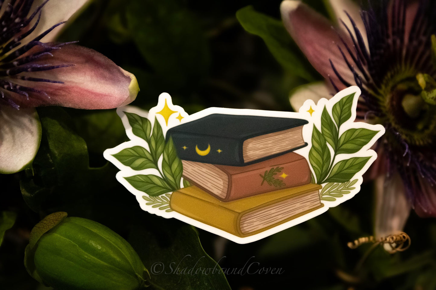Wildflower books - Waterproof Vinyl Sticker