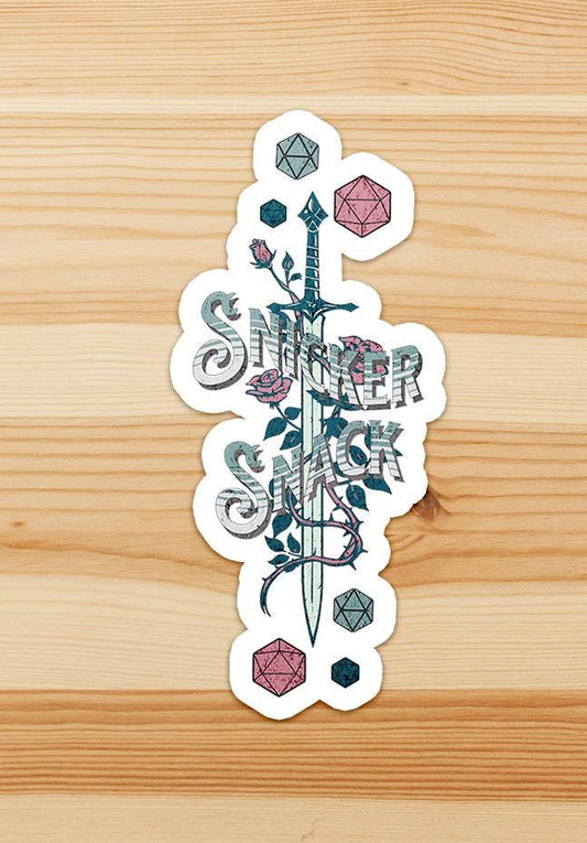 Vorpal Sword “Snicker-Snack” – Permanent Waterproof Vinyl Sticker