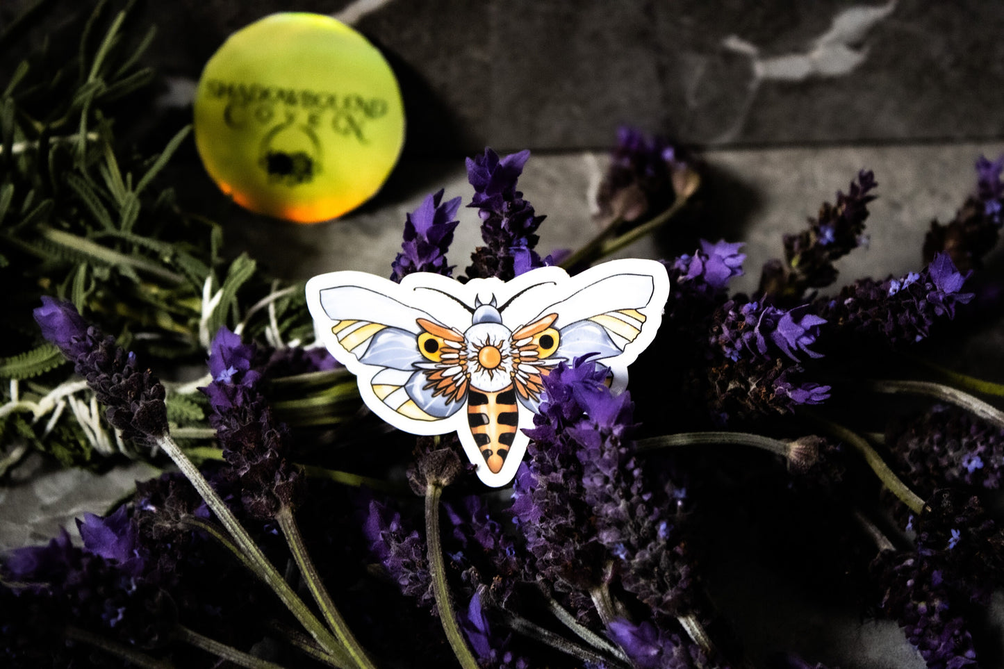 Celestial Moth - Waterproof vinyl sticker/decal