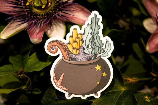 Oceanic Cauldron -  Waterproof Vinyl Sticker