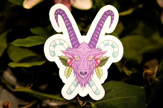 Dark Academia - Pastel Baphomet -  Holiday Waterproof Vinyl Sticker